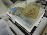 Lot of Small Electronic Parts & Fuses / and COLBY Manuals