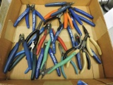 Lot of Various Wire Cutters, Crimpers, Snips -- see photo
