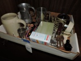 Lot of Mugs, Vintage Hair Dryer and Misc. Items - see photo