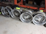 Set of 4 Pimpin' Chrome Spoked Wheels - 16
