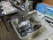 Bin of Miscellaneous Chrome Parts - see photos