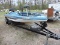 1987 KingFisher Nitro 18-Foot Bass Boat with Trailer & Motor