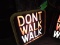 Vintage Flashing Walk / Don't Walk Sign - Authentic / 16