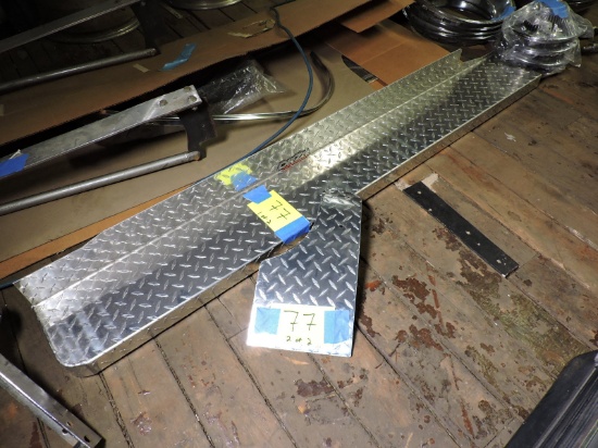 Diamond Plate - 2 Pieces - 5" X 7" and 8" X 15" (good for a mud flap?)