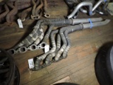 HEADERS & PIPE - Chevrolet Big Block, Set of 2, Wrapped Headers & Strait Pipe