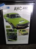 Framed Poster / AMC AMX - 1970 / 24