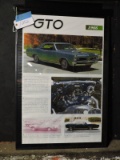 Framed Poster / Pontiac GTO - 1966 / 24