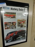 Framed Poster / Ford Mustang Shelby - 1968 / 24
