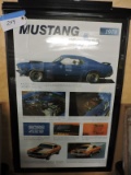 Framed Poster / 1970 Ford Mustang / 24