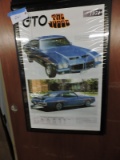 Framed Poster / 1971 Pontiac GTO 
