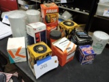 Lot of 12 Various NEW Oil Filters - NEW in boxes - See photos