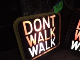 Vintage Flashing Walk / Don't Walk Sign - Authentic / 16