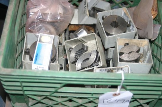 Mixed lot Crate of Machine Collets, Electric Motor, ETC