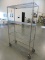 4-Shelf Stainless Steel Wire Rolling Rack / 48
