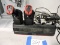 Lot of 4 Warehouse Inventory Scanner Guns by KEYENCE with Charger (distant)