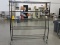 5-Shelf Wire Rolling Rack / 72