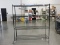 4-Shelf Wire Rolling Rack / 72