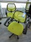 Lot of 2 Green Modern Rolling Chairs
