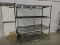 4-Shelf Wire Rolling Rack / 72