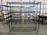 4-Shelf Rolling Wire Rack / 72