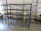 4-Shelf Rolling Wire Rack / 72