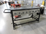 RANKAM Brand PROFESSIONAL PROPANE GRILL - Rolling / 76