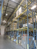 Tall Industrial Pallet Racking / 10 Sections / Totalling: 25' Tall X 83' Long