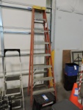WERNER 8-Foot Fiberglass Step Ladder