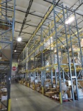 Tall Industrial Pallet Racking / 10 Sections / Totalling: 25' Tall X 83' Long