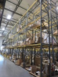 Tall Industrial Pallet Racking / 10 Sections / Totalling: 25' Tall X 83' Long