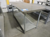 Stainless Steel 2-Level Prep Table / 72