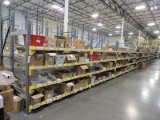 9-Sections of 4-Rolling-Shelf Racks / Approx. 72' X 6' Overall