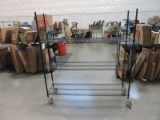 3-Shelf Wire Rolling Rack / 72