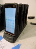 Lot of 4 Warehouse Inventory Scanners by KEYENCE with Charger