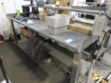 Steel Work Bench / Apprx 96