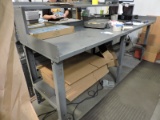 Steel Work Bench / Apprx 96