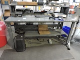 Steel Work Bench / Apprx 72