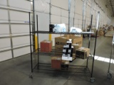 3-Shelf Wire Rolling Rack / 72