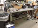 Steel Work Bench / Apprx 72