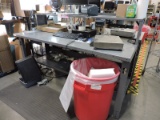 Steel Work Bench with Shelf / Apprx 72