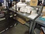 Steel Work Table with Shelf / 72