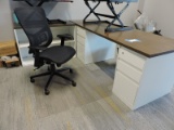 Desk , Credenza and Chair / Desk is: 84