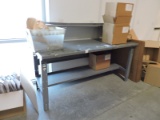 Steel Work Bench with Shelf / 72