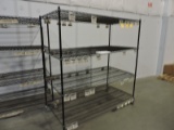 4-Shelf Wire Rolling Rack / 72