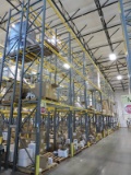 Tall Industrial Pallet Racking / 10 Sections / Totalling: 25' Tall X 83' Long
