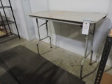 Folding Work Table / Worn / 48