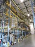 Tall Industrial Pallet Racking / 9 Sections / Totalling: 25' Tall X 75' Long