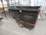 ULINE H-1378BL Tilt Cart / 68