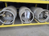 Lot of 3 Propane Tanks for a Fork Lift