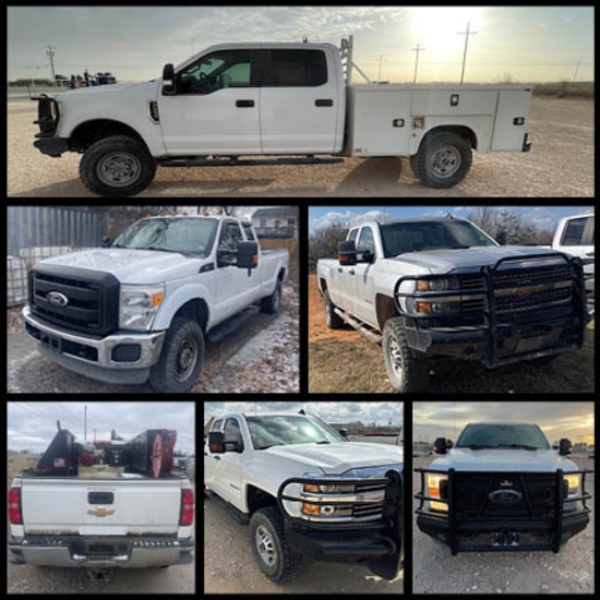 Utility Body and Work Truck Fleet Liquidation